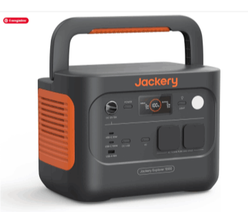 Jackery Explorer 1000 v2 portable power station with 200W solar panel for off-grid use