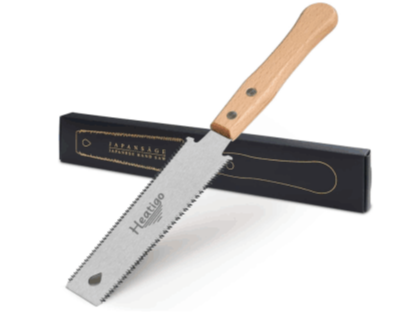Heatigo scie japonaise à double tranchant 11/17 TPI pour le travail du bois