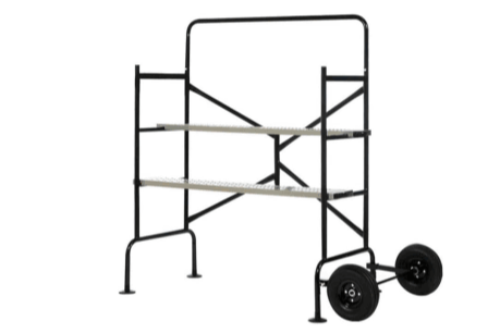 Échafaudage roulant pliable mobile pour bricolage extérieur et construction